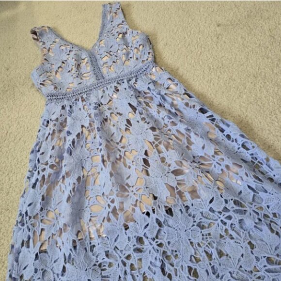 Chelsea Dresses & Skirts - Chelsea - Medium - Lace Lined Dress - PTP 17 inches